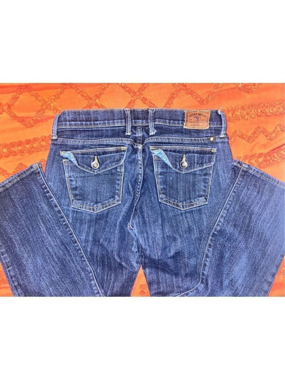 Lucky Brand sweet-n- crop blue jeans 6/28 - Picture 6 of 11